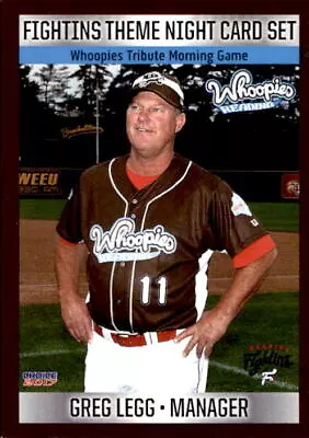2017 Reading Fightins Theme Night Choice 1 Greg Legg Manager San Jose California - Image 1 of 2