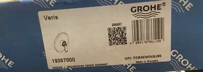 Moldura mezcladora de válvula de ducha Grohe Veris 19367000 cromo L10 Foto 1 de 4