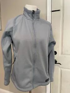 REI Damen Fleecejacke Größe L / Reißverschluss blau - Bild 1 von 10