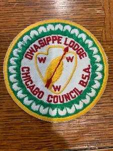 Older C/E Owasippe. Lodge Chicago Council Patch BSA - Imagen 1 de 1