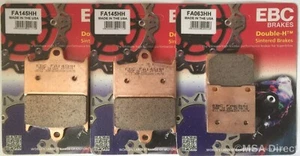 EBC gesinterte Scheibenbremsbeläge vorne und hinten passend für Suzuki GSXR750 (1988 bis 1993) - Bild 1 von 1