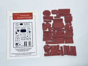 Gina k Stamps Happy Birthday Cake Party Candles Rubber Stamps - Picture 1 of 1