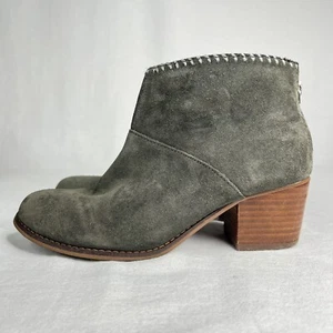 Toms Women's Leila Forest Suede Boots Size 7.5 EUC - Picture 1 of 10
