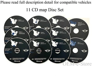 1997-2002 Mini Cooper BMW 7 5 3 Series M3 M5 X5 Navigation 11 CD Disc US CAN Map - Picture 1 of 3