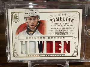 2013-14 National Treasures Timeline Trikots Patch #RTQH Quinton Howden 1/25 - Bild 1 von 2