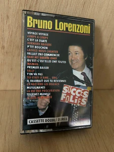 Bruno Lorenzoni Succès Folies/ Cassette Audio-K7 Tape - Imagen 1 de 2
