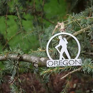 Oregon Hiking Ornament - Picture 1 of 5