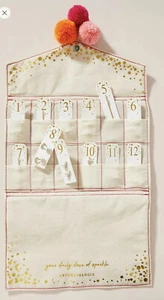 New Anthropologie 12 Days Of Sparkle Accessories Advent Calendar - Picture 1 of 9