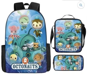 Sesame Street School Backpack Set +Lunch Box+Pencil Case Cartoon for Kids - Picture 1 of 12