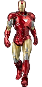 MARVEL Infinity Saga Iron Man Mark VI DLX Action Figure 1/12 ThreeZero Sideshow - Imagen 1 de 16