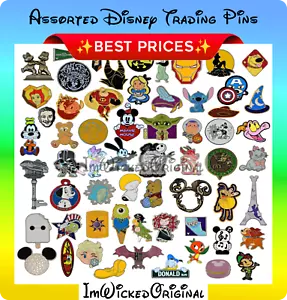 Disney Pins Großpackung Größe auswählen 5 10 15 20 50 verschiedene Trading Pin Prinzessin Held - Bild 1 von 23