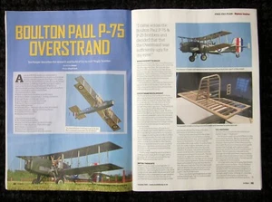BOMBARDERO BIMOTOR BOULTON PAUL P-75 OVERSTRAND 72 pulgadas (183 cm) ESCALA 1:12 - Imagen 1 de 4