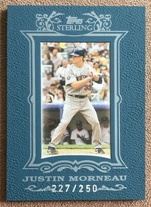 Justin Morneau 2007 Topps Sterling #90 /250 Minnesota Twins Baseball MLB Card