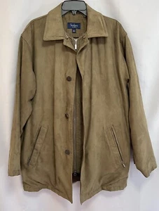 Turnbury Men’s Coat Jacket Overcoat Long Removable Liner Sz Medium Brown - Picture 1 of 12