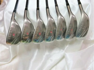 Silver Custom HYBRID IRONS SET KATANA SWORD SNIPE LX10 7PC R-FLEX GOLF - Picture 1 of 6