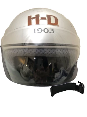 Casco de colección Harley Davidson 1903 AGV A5047 Bonfire Diva raro tamaño pequeño Foto 1 de 4