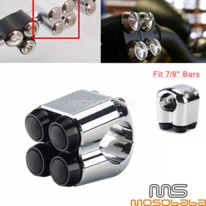 Motorcycle M-Switch For Honda Harley Kawasaki 7/8'' Handlebar Turn Signal Switch - Picture 1 of 9