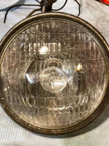 Oldtimer Scheunenfund rostig Lucas 575 Scheinwerfer passend für Triumph BSA Leichtgewichte etc - Bild 1 von 9