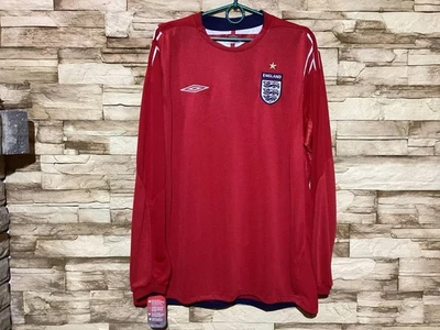 ENGLAND 2004 2005 2006 AWAY SHIRT JERSEY LONG SLEEVE UMBRO Sz 2XL - Image 1 of 4