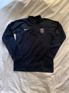 Nike PSG Drill Top 1/4 Zip Jersey,Men’s Medium,dark Navy,pre-owned - Picture 1 of 10