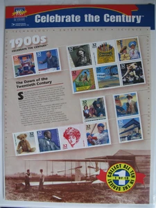 US Stamps: SCOTT 3182 CELEBRATE THE CENTURY 1900'S 32 CENT FULL SHEET OF 15 - Picture 1 of 1