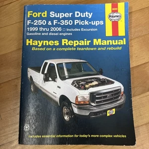 Haynes Repair Manual 36060 Ford Super Duty F-250 & F-350 Pick-ups 1999 thru 2006 - Picture 1 of 3