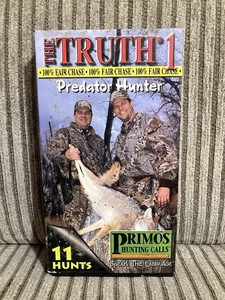 THE TRUTH 1: PREDATOR HUNTER VHS VIDEO, PRIMOS HUNTING CALLS, GEORGE BRINT, BOB - Picture 1 of 2