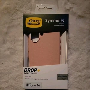 Apple iPhone 16 - OtterBox Symmetry Cactus Leather Case MagSafe - Pink - NIB - Photo 1 sur 2
