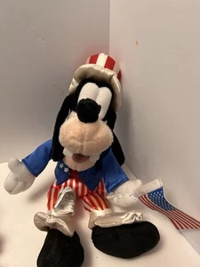 Goofy 4th Of July Plush Walt Disney World 2009 Red White & Blue Patriotic 11” - Picture 1 of 20