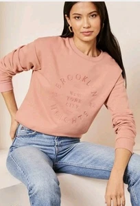 Lipsy Pink Sweatshirt Jumper - Size Small - Picture 1 of 2