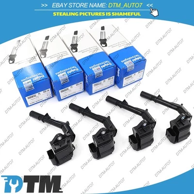 Bobina de encendido 4 piezas DELPHI para Mercedes-Benz CLA250 C300 E300 2,0 L A2749060600 Foto 1 de 4