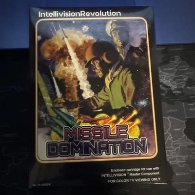 Mattel Intellivision game CIB New - Missile Domination (command Atari Arcade) - Image 1 of 2