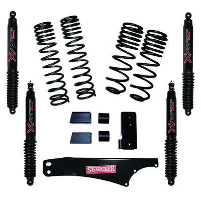 Skyjacker 2.5" Lift Kit for 2007-18 Jeep Wrangler JK 4 Door w/ Black Max shocks - Image 1 of 3