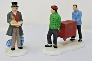 Statuina porcellana vintage Dept 56 Heritage Village fine antiquariato asiatico usata in ottime condizioni - Foto 1 di 18