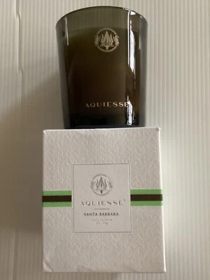 Vela Aquiesse SANTA BARBARA Lujo Soja VIDRIO MARRÓN 9 OZ CAJA NUEVA + Bolsa de Regalo Foto 1 de 4
