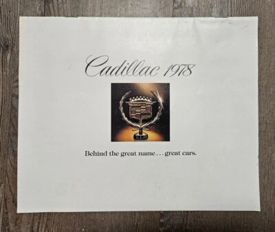Cadillac 1978 catálogo de ventas Deville & Seville Eldorado Fleetwood GM OEM Foto 1 de 4