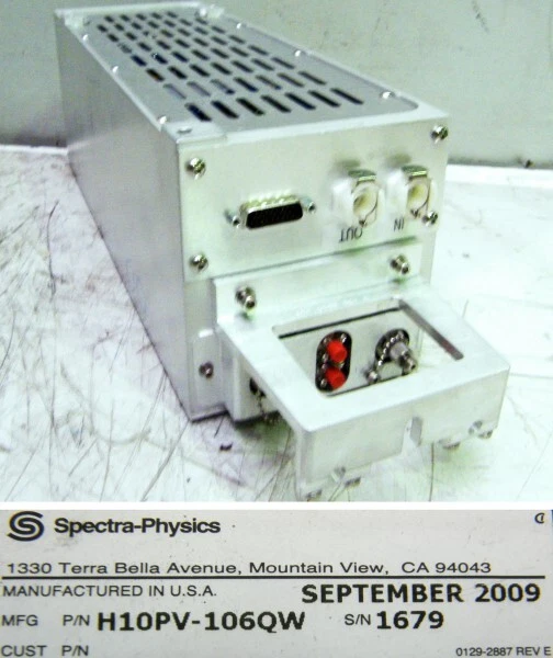 Spectra Physics H10PV-106QW Bj.09.2009 Rev. E Laserkopf -used- - Image 1 of 1
