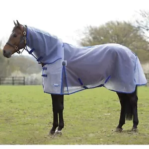 Horse Summer Fly Sheet UV & Bug Protection Field Combo Full Neck Rug With Tail - Picture 1 of 2