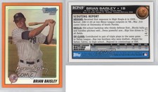 2010 Bowman Chrome Prospects Orange Refractor /25 Brian Baisley #BCP49
