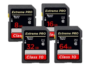 Extreme PRO SD Memory Card 16Gb 32Gb 64GB 128Gb 256Gb 512Gb SDHC Flash SanDisk - Picture 1 of 14