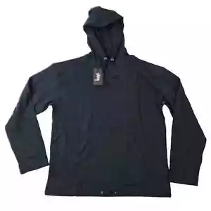 Stüssy sudadera con capucha teñida negra - Imagen 1 de 5