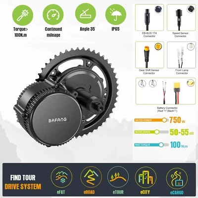 UART Bafang BBS02 48V750W 68mm Mid Drive Motor SW102/DPC18 - Image 1 of 2
