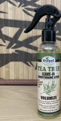 DIFEEL TEA TREE EAVE IN CONDITIONING SPRAY VOLUMIZE 100% PURE OIL 6 OZ - Image 1 of 2