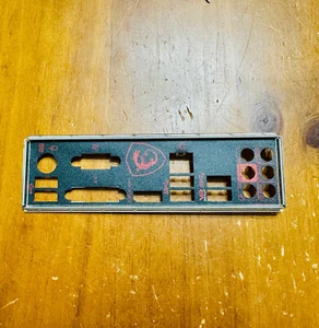 I/O IO Shield For MSI Z270 GAMING PLUS & Z370 GAMING PLUS Backplate Motherboard - Photo 1/3