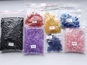 Job Lot 4mm Acrylic Beads - Picture 1 of 8