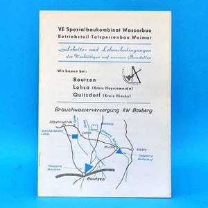 Construcción de represas Weimar | Se busca mano de obra 1966 RDA Bautzen Hoyerswerda C - Imagen 1 de 1