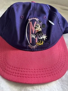 Vintage Minnie Mouse Youth Snapback Baseball Cap Goofy's Hat Co Made in USA Pink - Picture 1 of 19