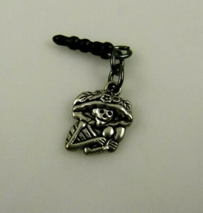 day of dead skeleton with maracas cell phone or Ipad charm ear cap dust plug - Picture 1 of 8