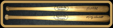 LOT OF 2 DIFFERENT MINNESOTA TWINS LOUISVILLE 18 INCH MINI BATS PUCKETT & HRBEK Cover