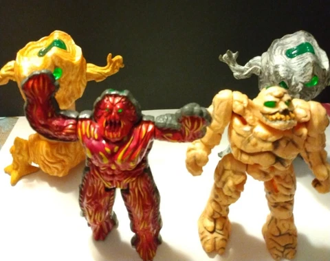 Vintage 1986, Inhumanoids, Lot of 4 action figures Cover